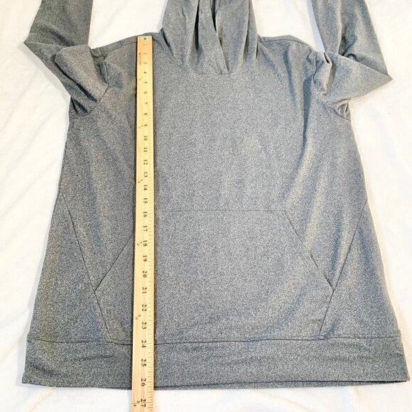 RBX gray long sleeve lightweight hooded pullover top with‎ thumb holes - Picture 9 of 9